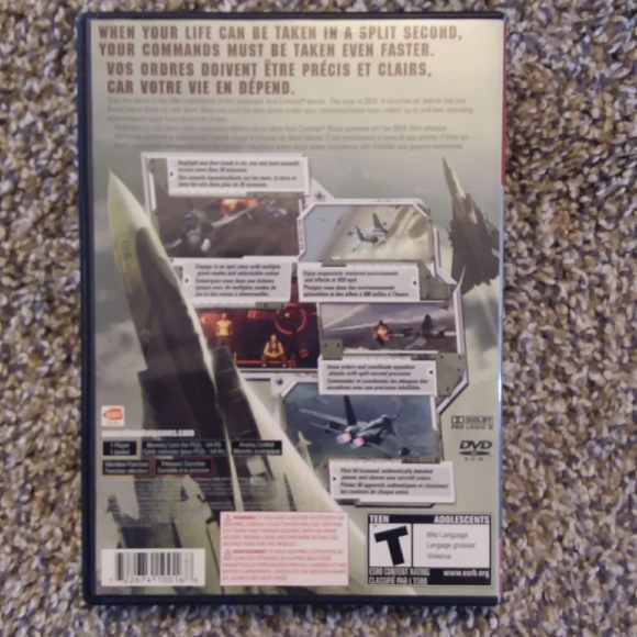 PlayStation 2 Greatest Hits Ace Combat 5 The Unsung War video Game - Picture 2 of 3